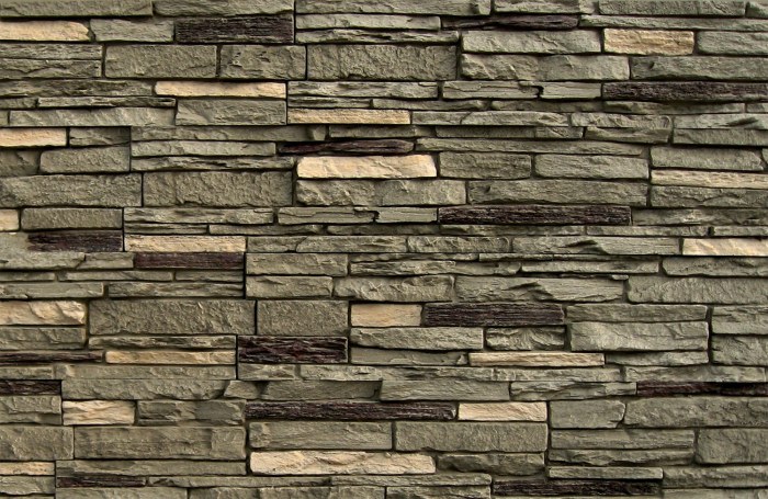 Stone panel siding