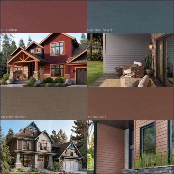 Siding mastic vinyl colors clay pebblestone house options color visit vertical