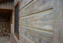 Log siding wall everlog section concrete larger version click