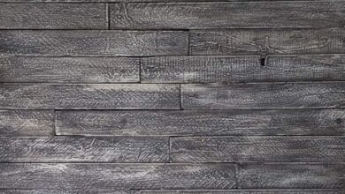 Burnt wood siding