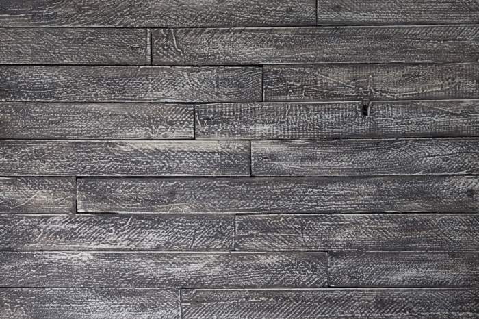 Burnt wood siding