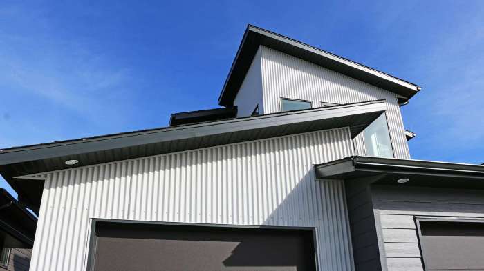 Vertical metal siding