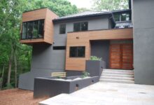 Modern wood siding