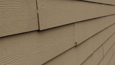 Hardie cement siding