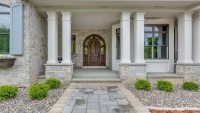 Exterior stone siding