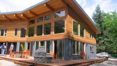 Western red cedar siding