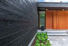 Thermally modified wood siding