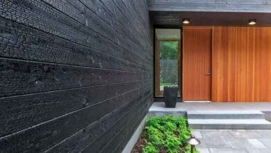 Thermally modified wood siding