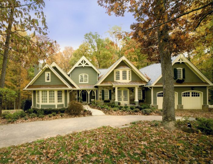 Green vinyl siding