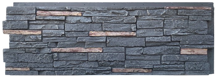 Faux stone panel