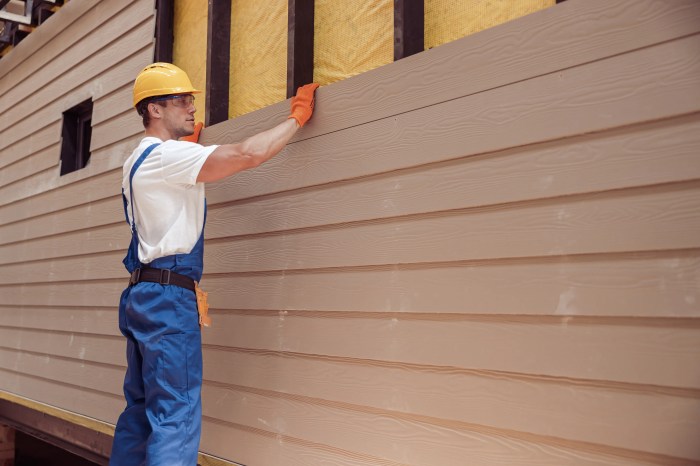 Siding construction