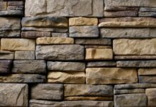 Natural stone siding