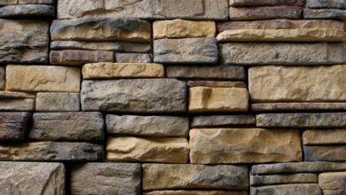 Natural stone siding