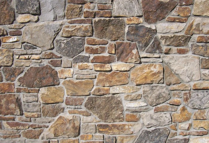 Natural stone siding