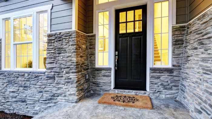 Stone veneer lowes brown rubble coronado dakota faux ashlar products sq ft corner trim outside