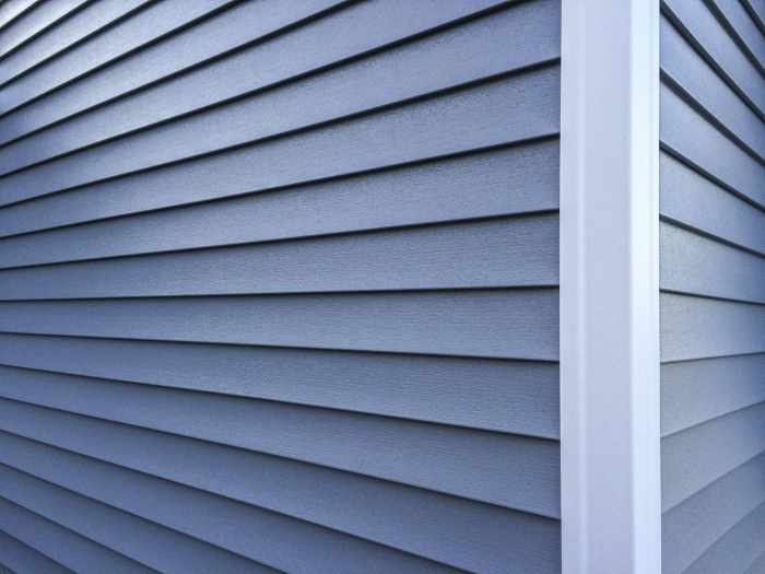 Plastic siding